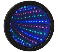 Dorccsi Light Mirror Light 5,9 '' Lampe Tunnel colorée LED Light visuelle Lampe de Miroir à Couleur Changeante Lumières de Jeu Cadeau pour la décoration Murale de Jeu de fête Infini