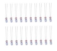 Dorccsi Lot de 20 ampoules halogènes miniatures 12 V 30 mA, ampoules à filament incandescent T3 pour éclairage de tableau bord, lustres, fours, halogènes à 2 broches. Mini