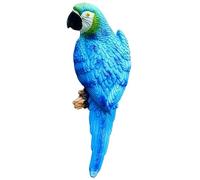 Dorccsi Statue d'oiseau en résine Artificielle, décoration Murale pour Perroquet réaliste, décoration d'oiseau Tropical pour la Maison, la terrasse, la pelouse et Le Jardin