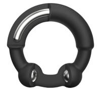Dorcel - anneau pénien renforcé avec insert métal - silicone noir