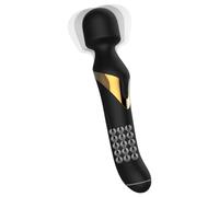 Stimulateur Wand Dual Orgasms Black et Gold Edition