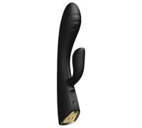 Dorcel Flexi Rabbit - Vibromasseur chauffant à oreilles (noir)