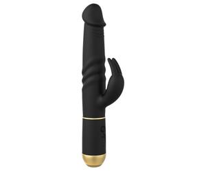 Dorcel Furious Rabbit 2.0 - vibro avec stimulateur clitoridien (noir)