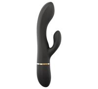 Dorcel Glam Rabbit - vibromasseur rechargeable à stimulateur noir