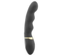 Dorcel Too Much 2.0 - vibromasseur rechargeable 3 moteurs - noir doré