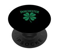 Dorchester Boston Irlande Irish Pride Clover Massachusetts PopSockets PopGrip Adhésif