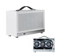d'ordinateur Mini ITX - Petit châssis de Valise Portable en Aluminium, de Jeu pour Ordinateur de Bureau épais, matériel Durable, Cadre de Construction de système Compact | Conf
