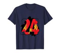 Dordogne 24 Motif Régional Style Moderne Identitaire T-Shirt
