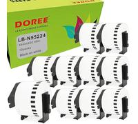 DOREE 10 Rouleaux DK-N55224 54 mm × 30,48 m Étiquettes en continu