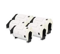 DOREE 5 Rouleaux DK-11241 Étiquette de transport, compatibles avec Brother-DK11241, 102 x 152 mm, pour Brother QL-1050, QL-1060N, QL-1100, QL-1110NWB (200 étiquettes par rouleau).