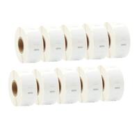 Doree - 6 Rouleaux Étiquettes Autocollantes S0929120, 25mm x 25mm, Compatibles avec DYMO LabelWriter 4XL, 450, 400, 330, 320, 310, 750 Étiquettes par Rouleau (10 paquets)