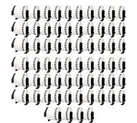 DOREE 64 rouleaux DK-22205 Étiquettes Continues, compatibles avec Brother DK-22205, 62 mm x 30,48 m étiquettes blanches, pour les imprimantes Brother QL-500,QL-550,QL-570,QL-700,QL-710W,QL-800