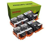 Doree Compatible avec Les Cartouches d'encre Epson T2661, T2670, T-2661, T-2670 de Remplacement pour Les imprimantes Epson WF-100W, WF-110W et Workforce (4 Noires et 2 Couleurs)