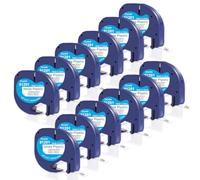 DOREE lot de 6 91201 91221 S0721660 letratag ruban blanc plastique 12mm
