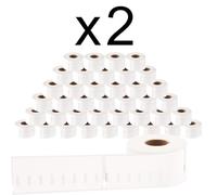 DOREE Lot de 80 rouleaux d'étiquettes d'adresse 99012 S0722400, 36 mm x 89 mm, compatibles avec Dymo Labelwriter 4XL, 320, 330, 400, 450, 450 Duo, 450 Turbo. (260 étiquettes par rouleau)