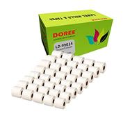 DOREE Pack de 40 étiquettes d'adresse 99014 S0722430, 54 mm x 101 mm, 220 étiquettes par rouleau, compatible avec Dymo LabelWriter 4XL 450 400 330 320 310.