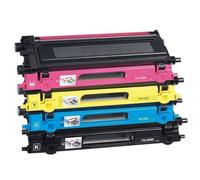 DOREE TN130 TN135 TN135BK TN135C TN135M TN135Y (4-Pack,Noir Cyan Magenta Jaune) Cartouche de Toner Compatible pour Brother HL-4040 / 4040CN / 4050CN /4050CDN / 4070CDW / MFC9440CN