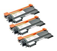 DOREE Value Pack (3 x Noir) TN2220 / TN-2220 Cartouches Compatibles de Toner pour Brother DCP-7055, DCP-7055W, DCP-7057, DCP-7060D, DCP-7065DN, HL-2130, HL-2132, HL-2240, HL-2240D, HL-2270DW