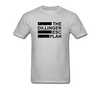 Doreen Alberta Homme's The Dillinger Escape Plan Band Logo Mathcore T-Shirt Short Sleeve Large