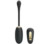 Doreen Oeuf Vibrant Rechargeable de Luxe Noir Télécommande