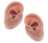 D'oreille Modèle pour Enseignement Réaliste en Silicone Médical | Texture Fidèle, Réutilisable, pour Simulation Médicale, Étudiants en Orl, Observation Anatomique, Café