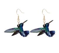 D'oreille Or/Argent Femme Avec Boîte bijoux pour femmes et filles, cadeau pour enfants D'oreilles Femme (Dark Blue, One Size)