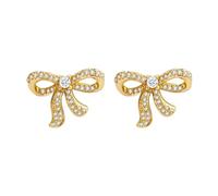 d'oreilles à nœud pour femmes, d'oreilles classiques à nœud, jolies, cadeaux saint-valentin pour Couples Boucle D’ Oreille