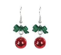 d'oreilles de Bow d'oreilles en perles rouges de Ornements la série beauté-91