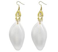 d'oreilles de style Retro Fashion Leaves Long Feather d'oreilles Beach Holiday Style féminines Boucles D Oreilles Femme