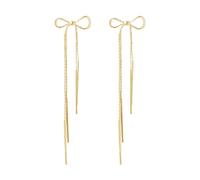 D'Oreilles Pour Femmes goutte gland d'oreilles pour femmes filles déclaration frange mariage bal mode plein Zircon Cadeau Petite (Gold, One Size)