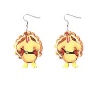 d'oreilles Turquie Impression acrylique d'oreilles de mode personnalisées Bijoux Femmes Boucle D'Oreille