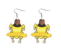 d'oreilles Turquie Impression acrylique d'oreilles de mode personnalisées Bijoux Femmes Boucle D'Oreille