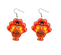 d'oreilles Turquie Impression acrylique d'oreilles de mode personnalisées Bijoux Femmes Boucle D'Oreille