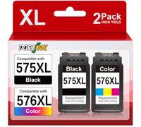 DOREINK PG-575XL CL-576XL Cartouches compatibles pour Canon 575 576 | remplacement Noir et Couleur pour Canon PIXMA TS3750i TR4755i TS3751i TR4756i TS3752i TS3550i TS3551i TR4750i TR4751i