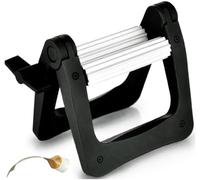 Doremy Presse-dentifrice en plastique mat et acier inoxydable pour cuisine, pâtisserie, salon de coiffure, cosmétiques, tube de peinture, teinture (Noir)