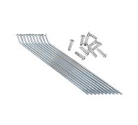 DOREVIA Rayons de Roue de moyeu de Jante Avant ou arrière, 10 pièces/Ensemble 10 "12" 14 "16" 17 "19", compatibles avec XR CRF Pit Bike