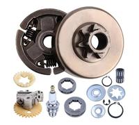 DORFEY Kit de réparation de tambour d'embrayage, jante de pignon 3/8 pouces, kit de rondelle de pompe à huile 7T 8T adapté for S-t-i-H-=L 038 038AV MS380 MS381, roulement à aiguilles de tronçonneuse