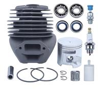 DORFEY Kits de piston de cylindre de 51 mm adaptés à la découpeuse électrique Husvarna K750 K760 K770 for Partner K750 PN 581476103 581476102 520757304 520757303