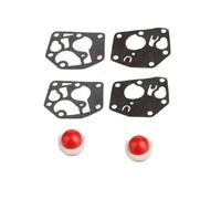 DORFEY Lot de 6 joints de diaphragme de carburateur avec poire d'amorçage (795083, 495770) for moteurs b-r-i-g-g-s & s-t-r-a-t-t-0-n (494408, 694394) et Tecumseh (6 pièces).