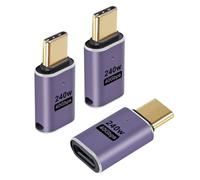 DORHEA Lot de 3 adaptateurs d'extension USB-C de type C OTG mâle vers femelle 40 Gbit/s PD 240 W pour ordinateur portable, tablette, téléphone portable