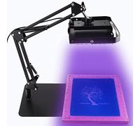 Dorhui 50 W LED Exposure Unit for Screen Printing, UV Screen Printing Exposure Light and Light Stand for Screen Printing Kit Photo Emulsion Kit for Christmas Gifts