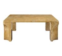 Doric Table basse 80x80 cm Miel Ambre