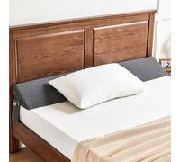 Dorifine Coussin cale de lit, pour remplissage d'espace de la tête de lit, de 0 à 20,3 cm, pour espace entre la tête de lit et le matelas, gris foncé, reine