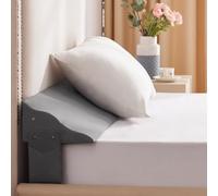Dorifine Coussin en coin de lit pour remplir l'espace entre le sommier et le matelas, Queen (152x15x25 cm) Remplisseur de matelas (0-20 cm) Coussin en coin pour sommier Remplissage des espaces entre