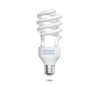 DoRight 10.0 26W Reptile UVB Ampoule compact UVA Lamp,E27 animaux lampe fluorescente,AC 220-240V lampe UVB pour lézard caméléon léopard gecko vivarium tortue réservoir 1 pièce