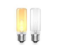 DoRight 150W E27 Ampoule Halogène Tubulaire Blanc Chaud 2800K Dimmable 1883LM Ampoule Givrée Tube Halogene pour Studio, Chambre, Bureau, Salon, AC220V-240V, Lot de 2