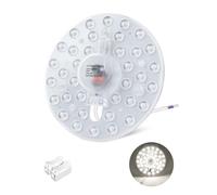 DoRight 18W Module Anneau LED, avec Support Magnétique Retrofit 4000K Blanc Naturel Kit de Conversion pour Plafonniers et Appliques Murales Remplacement de La Lampe Fluorescente Circulaire
