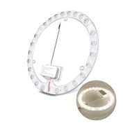 DoRight 24W Module Anneau LED avec Support Magnétique Retrofit 4000K Blanc Naturel Kit de Conversion pour Plafonniers et Appliques Murales Remplacement de La Lampe Fluorescente Circulaire AC220-240V