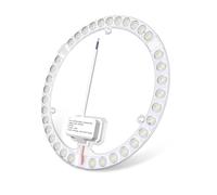 DoRight 36W Module LED de Conversion Plafonnier Blanc Froid 6000K avec Magnétique, Parfait pour Fluorescente Lampe Remplacement,Neon Rond pour les Chambres à Coucher, Cuisines, Bureaux 220V
