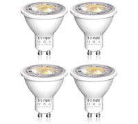 DoRight 5W Ampoules LED GU10 Blanc Chaud, Ampoules LED Spot MR16 GU10 Blanc Chaud 3000K, 400lm Équivalent 40W Économies d'Énergie, AC 220-240V, Angle de faisceau 38°, Dimmable, Lot de 4